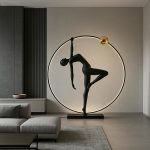 MOOSEE lampa podłogowa HUMAN ACROBATIC    czarna - obrazek 9