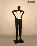 MOOSEE lampa podłogowa HUMAN HOUDINI      czarna - obrazek 3