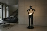 MOOSEE lampa podłogowa HUMAN HOUDINI      czarna - obrazek 10