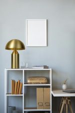 MOOSEE lampa biurkowa FUNGO złota - obrazek 8