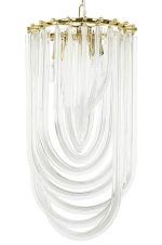 MOOSEE lampa wisząca MURANO L złota