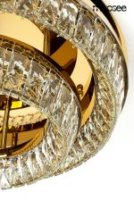 MOOSEE lampa sufitowa / plafon SAVOY 2    złota - obrazek 4