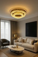 MOOSEE lampa sufitowa / plafon SAVOY 2    złota - obrazek 6