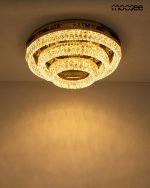 MOOSEE lampa sufitowa / plafon SAVOY 3    złota - obrazek 2