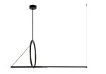 MOOSEE lampa wisząca STICK czarna