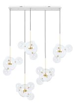 MOOSEE lampa wisząca CAPRI LINE 5 złota