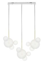 MOOSEE lampa wisząca CAPRI LINE 3 złota   / biała