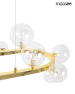 MOOSEE lampa wisząca ALURE OVAL 120       złota - obrazek 4