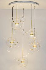 MOOSEE Lampa wisząca CAPRI DISC 5 złota - obrazek 4
