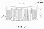 MOOSEE lampa sufitowa / plafon FIREFLY    180 złota - obrazek 7