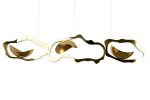 MOOSEE lampa wisząca CHAIN 210 złota