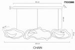 MOOSEE lampa wisząca CHAIN 210 złota - obrazek 6
