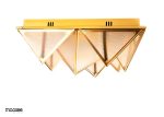 MOOSEE lampa sufitowa / plafon PYRAMIDS   złota - obrazek 2