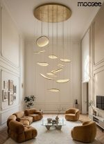 MOOSEE lampa wisząca MEDUSA złota - obrazek 7