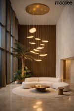 MOOSEE lampa wisząca MEDUSA złota - obrazek 9