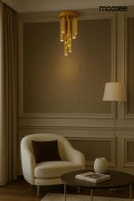 MOOSEE lampa sufitowa / plafon ORGANO 20  złota - obrazek 6