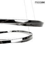 MOOSEE lampa wisząca ANILLO 2 czarny      chrom - obrazek 3