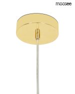 MOOSEE lampa wisząca ALURE OVAL 120       złota/mleczna - obrazek 6