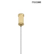 MOOSEE lampa wisząca ALURE OVAL 120       złota/mleczna - obrazek 7
