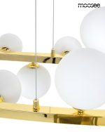 MOOSEE lampa wisząca ALURE OVAL 120       złota/mleczna - obrazek 4