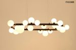 MOOSEE lampa wisząca ALURE OVAL 120       czarna/mleczna - obrazek 2
