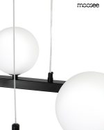 MOOSEE lampa wisząca ALURE OVAL 120       czarna/mleczna - obrazek 4