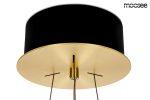 MOOSEE lampa wisząca SATURNUS 47 DUO złota - LED, kryształ, stal szczotkowana - obrazek 5