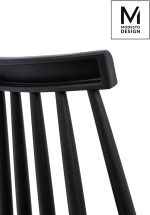 MODESTO krzesło RIBS BLACK czarne - polipropylen - obrazek 9