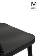 MODESTO krzesło RIBS BLACK czarne - polipropylen - obrazek 10