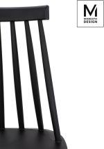 MODESTO krzesło RIBS BLACK czarne - polipropylen - obrazek 5