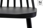 MODESTO krzesło RIBS BLACK czarne - polipropylen - obrazek 6