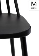 MODESTO krzesło RIBS BLACK czarne - polipropylen - obrazek 7