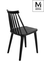 MODESTO krzesło RIBS BLACK czarne - polipropylen - obrazek 4