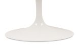 Stół TULIP ELLIPSE MARBLE ARABESCATO 200  biały - marmur, metal - obrazek 5