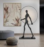 MOOSEE lampa podłogowa HUMAN ROUND        włókno szklane - obrazek 9