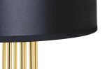 MOOSEE lampa podłogowa HOLMES STRAIGHT    złota z czarnym kloszem - obrazek 4