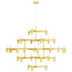 MOOSEE lampa wisząca ATOMIC GRANDE zlota - obrazek 2